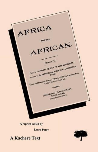Africa for the African: (English)