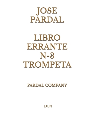 Jose Pardal Libro Errante N-3 Trompeta