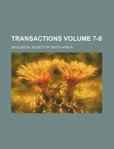 Transactions Volume 7-8