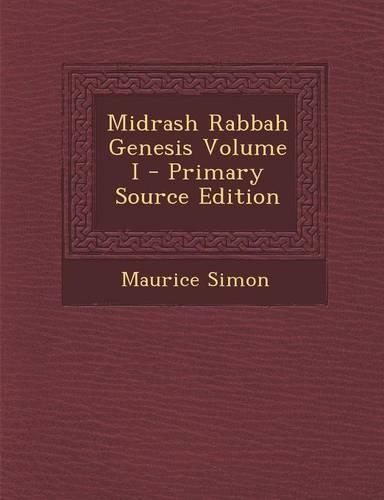 Midrash Rabbah Genesis Volume I