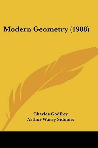 Modern Geometry (1908)