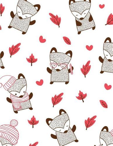 Fox Notebook White And Black Sketch Paper