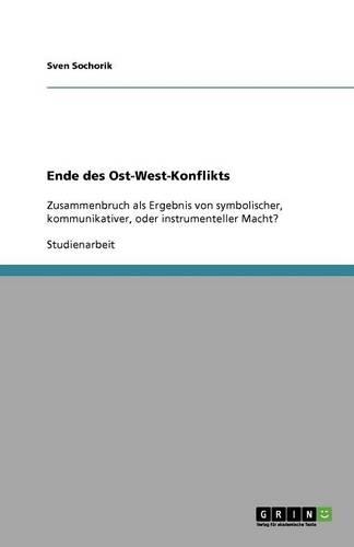 Ende Des Ost-West-Konflikts