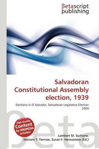 Salvadoran Constitutional Assembly Election, 1939: (English)