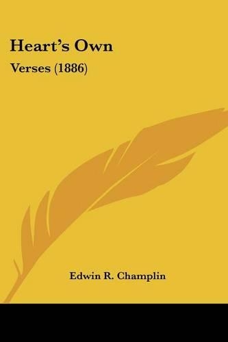 Heart's Own: Verses (1886)(English)