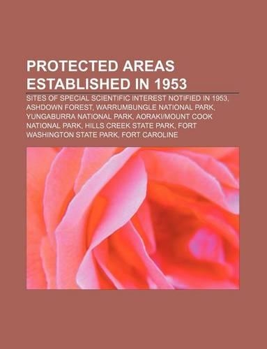 Protected Areas Established in 1953