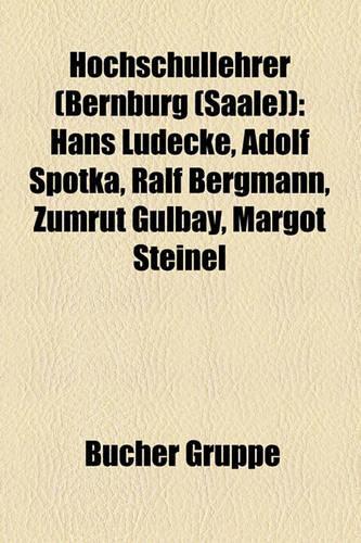 Hochschullehrer (Bernburg (Saale))