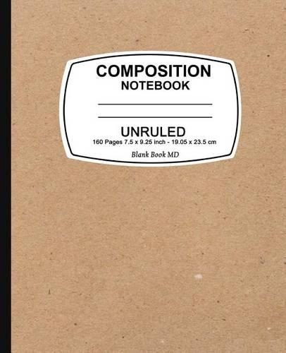 Unruled Composition Notebook