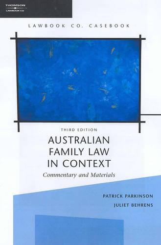 Australian Family Law in Context