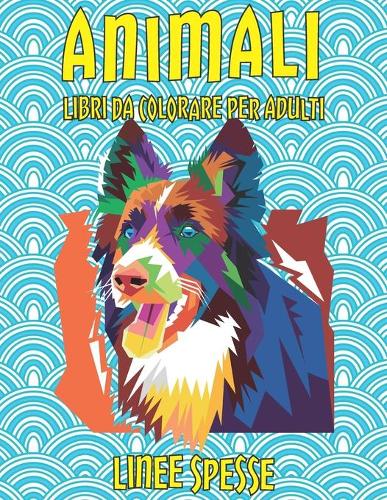 Libri da colorare per adulti - Linee spesse - Animali