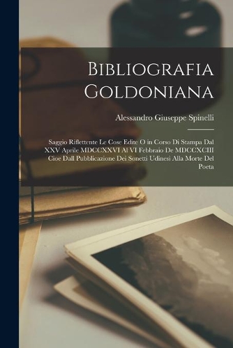 Bibliografia Goldoniana