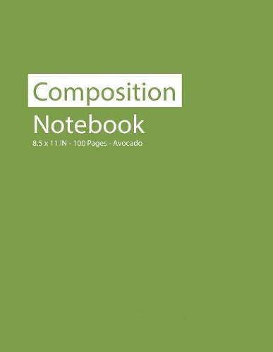 Composition Notebook: Avocado