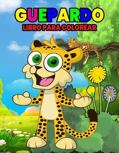 Guepardo Libro para Colorear