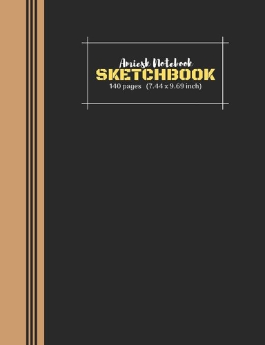 Amiesk Notebook - Sketch Book - 140 pages (7.44 x 9.69 inch)