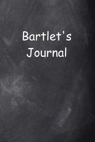 Bartlet Personalized Name Journal Custom Name Gift Idea Bartlet