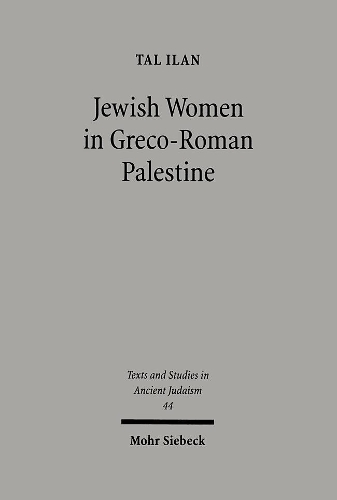 Jewish Women in Greco-Roman Palestine
