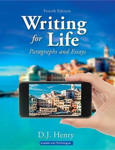 Writing for Life: Paragraphs and Essays(English)