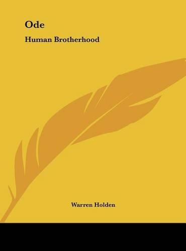 Ode: Human Brotherhood