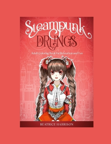 Steampunk Darlings: Adult Coloring Book Features Over 30 Designs of Giant Super Jumbo Gorgeous Darlings for Relaxation and Fun