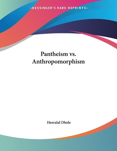 Pantheism vs. Anthropomorphism