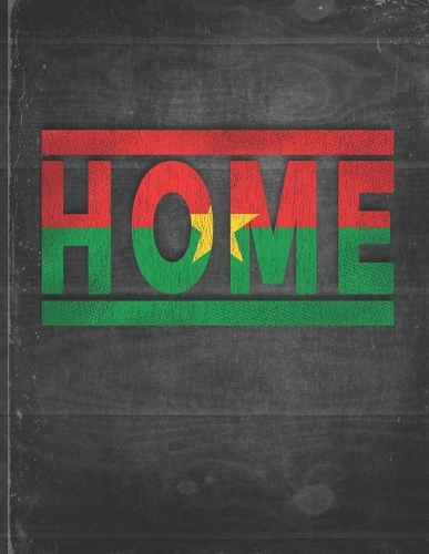 Home: Burkina Faso Flag Personalized Retro Gift for Burkinabe Retired Coworker Friend Party Undated Planner Daily Weekly Monthly Calendar Organizer Journa