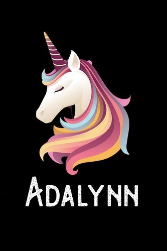 Adalynn: Personalized Custom Name Unicorn Themed Monthly 2020 Planner (Calendar, To Do List, Monthly Budget, Grocery List, Yearly Financial Goals) Gift for G