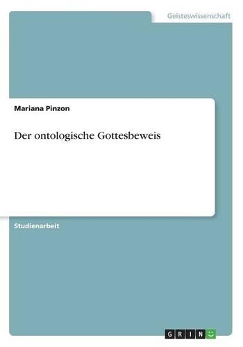 Der ontologische Gottesbeweis: (German)