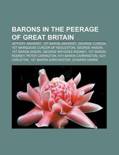 Barons in the Peerage of Great Britain