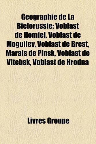 Geographie de La Bielorussie
