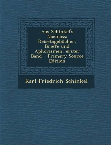 Aus Schinkel's Nachlass