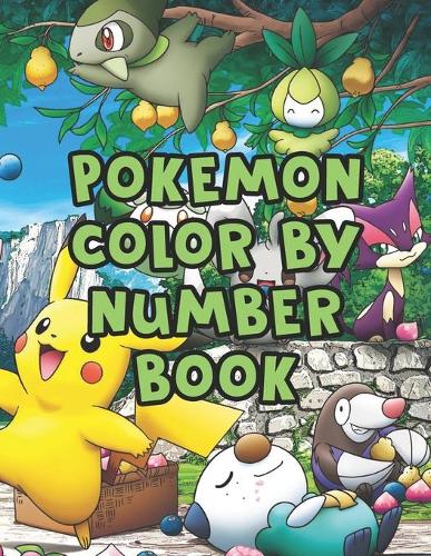 Pokemon Color By Number Book