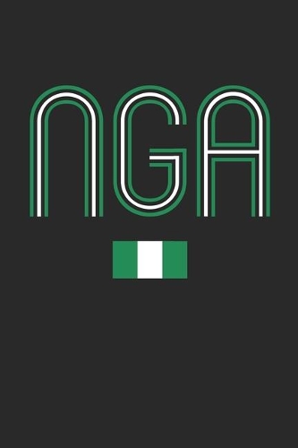Vintage Nigeria Notebook - Nigeria Diary - Retro Nigerian Flag Journal - Nigeria Gifts