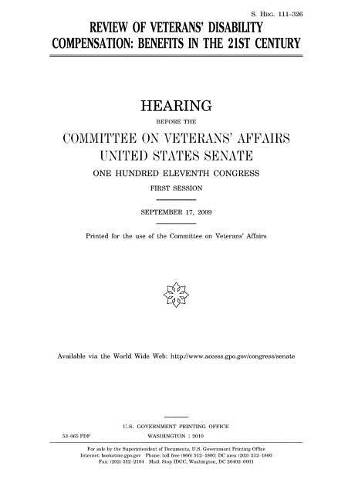 Review of Veterans' Disability Compensation Benefits in the 21st Century