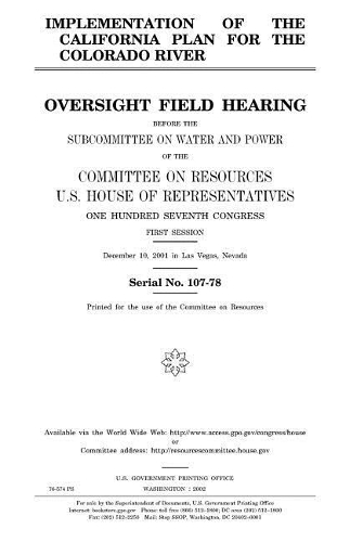 Implementation of the California Plan for the Colorado River