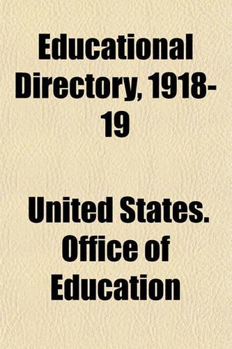 Educational Directory, 1918-19