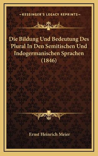 Die Bildung Und Bedeutung Des Plural In Den Semitischen Und Indogermanischen Sprachen (1846)