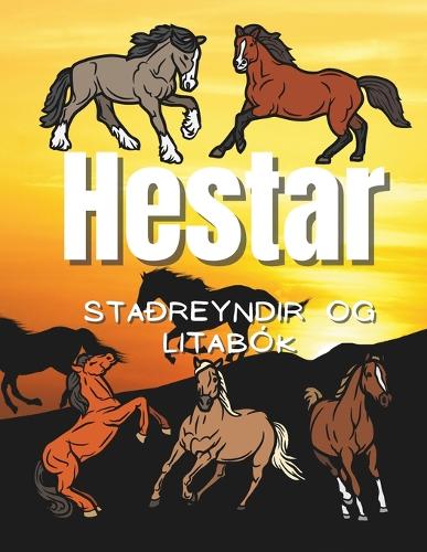 Hestar staðreyndir og litabók