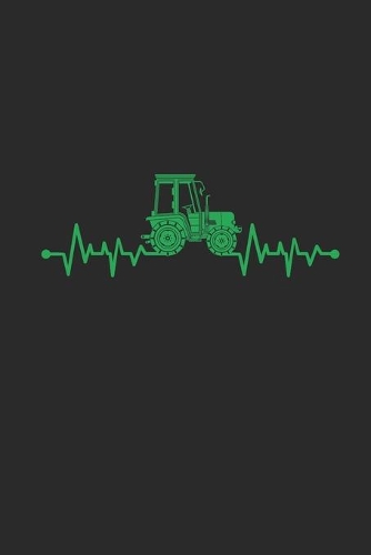 Tractor Heartbeat: Graph Paper Notebook (6" x 9" - 120 pages) Tractors Notebook for Daily Journal, Diary, and Gift