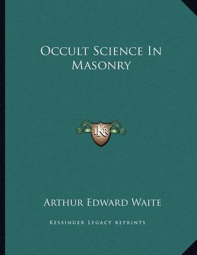 Occult Science in Masonry