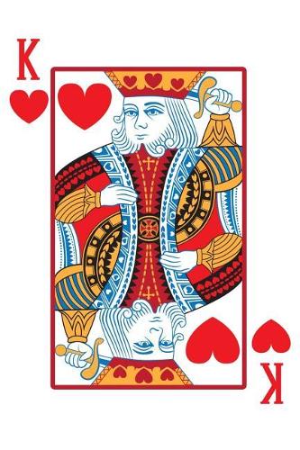 King of Hearts Lined Notebook