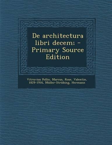 de Architectura Libri Decem;