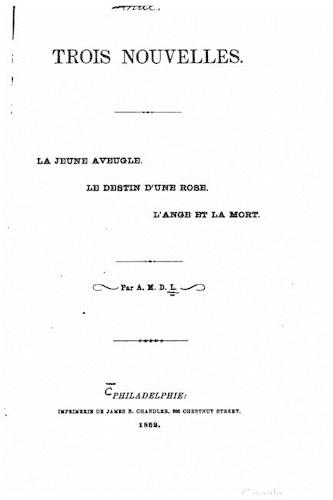 Trois nouvelles: (French)