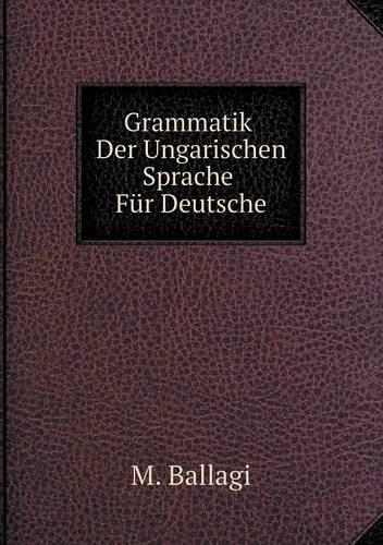 Grammatik Der Ungarischen Sprache Für Deutsche