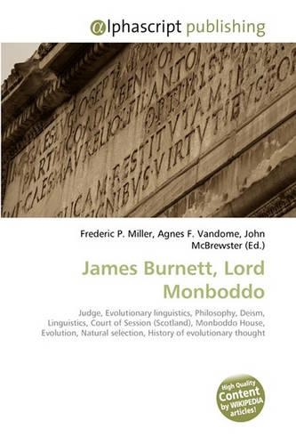 James Burnett, Lord Monboddo