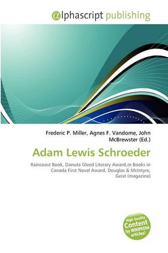 Adam Lewis Schroeder: (English)