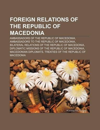 Foreign Relations of the Republic of Macedonia