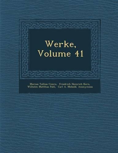 Werke, Volume 41: (German)