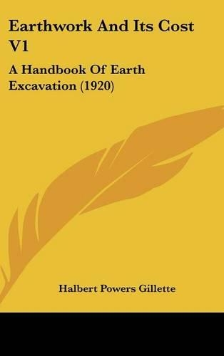 Earthwork and Its Cost V1