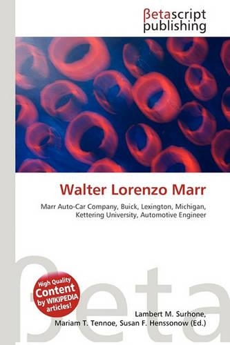 Walter Lorenzo Marr