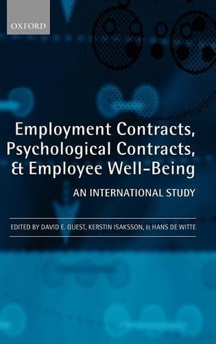 Employment Contracts, Psychological Contracts, and Employee Well-Being